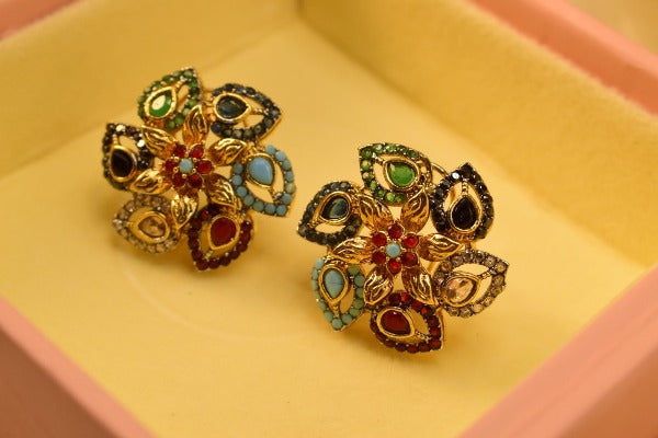 Elegant Design Real Stone Earrings For Girls/women.