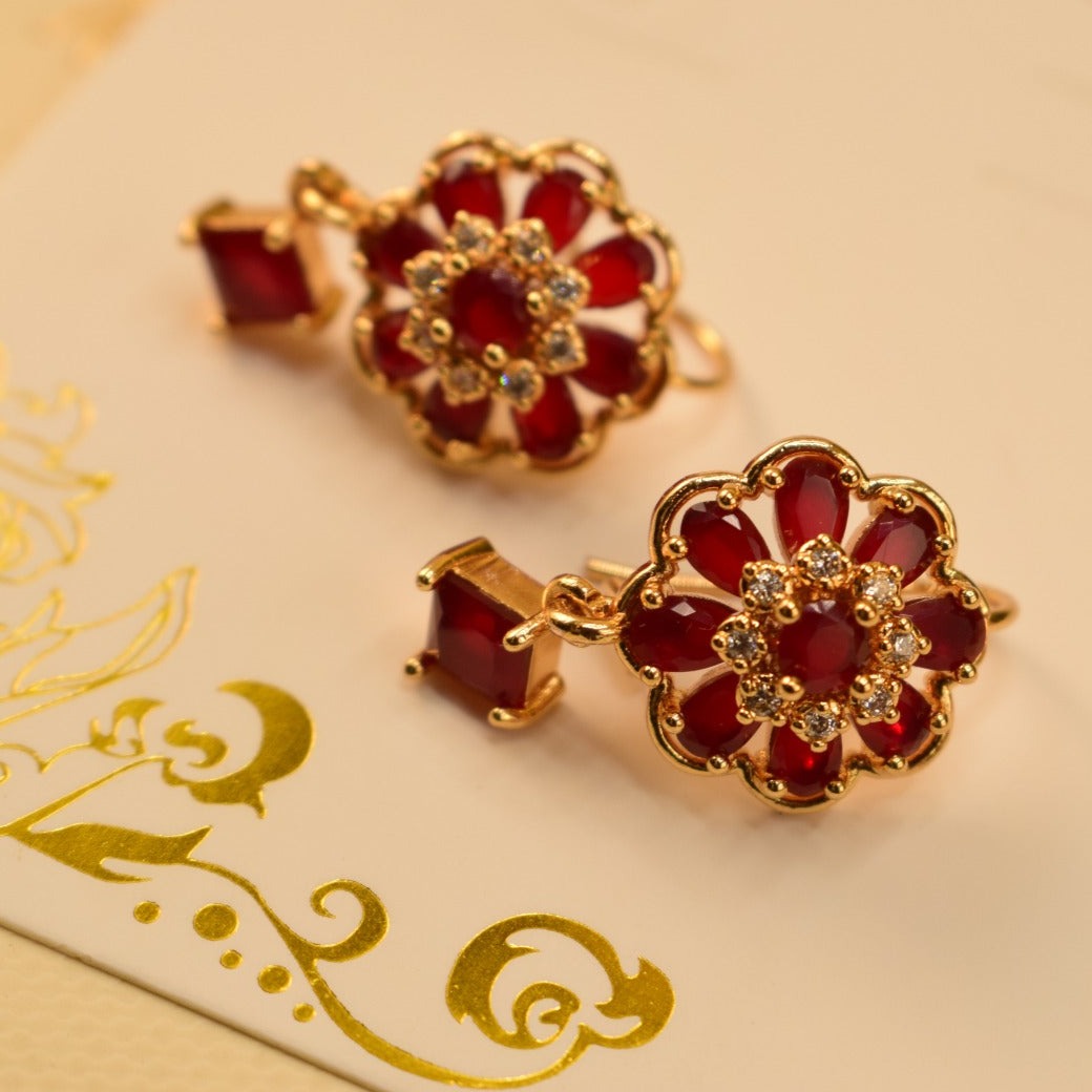 Elegant Design Real Stone Earrings For Girls/women.