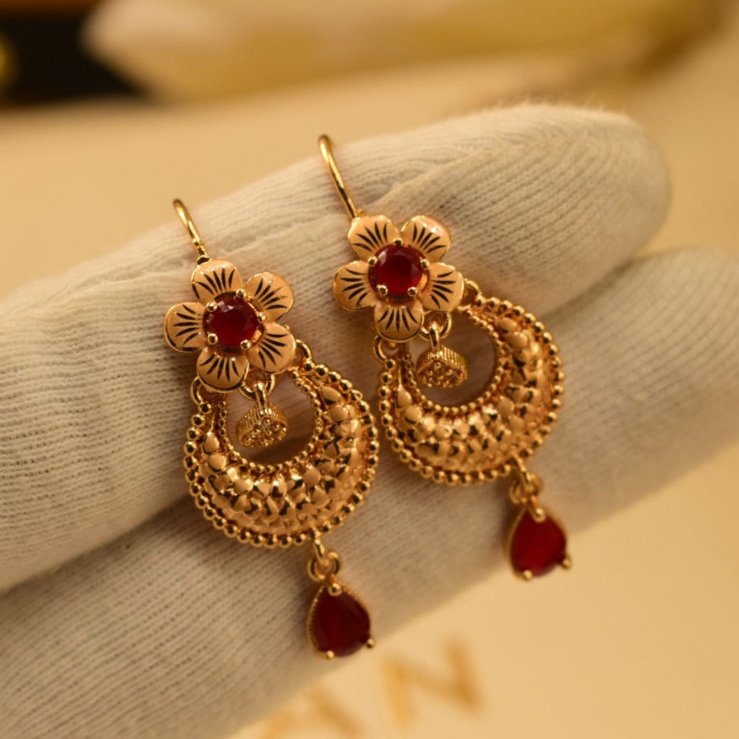 Elegant Design Real Stone Earrings For Girls/women.