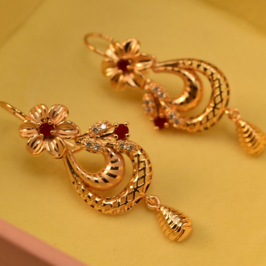 Elegant Design Real Stone Earrings For Girls/women.