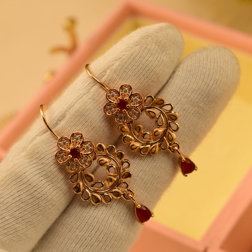 Elegant Design Real Stone Earrings For Girls/women.