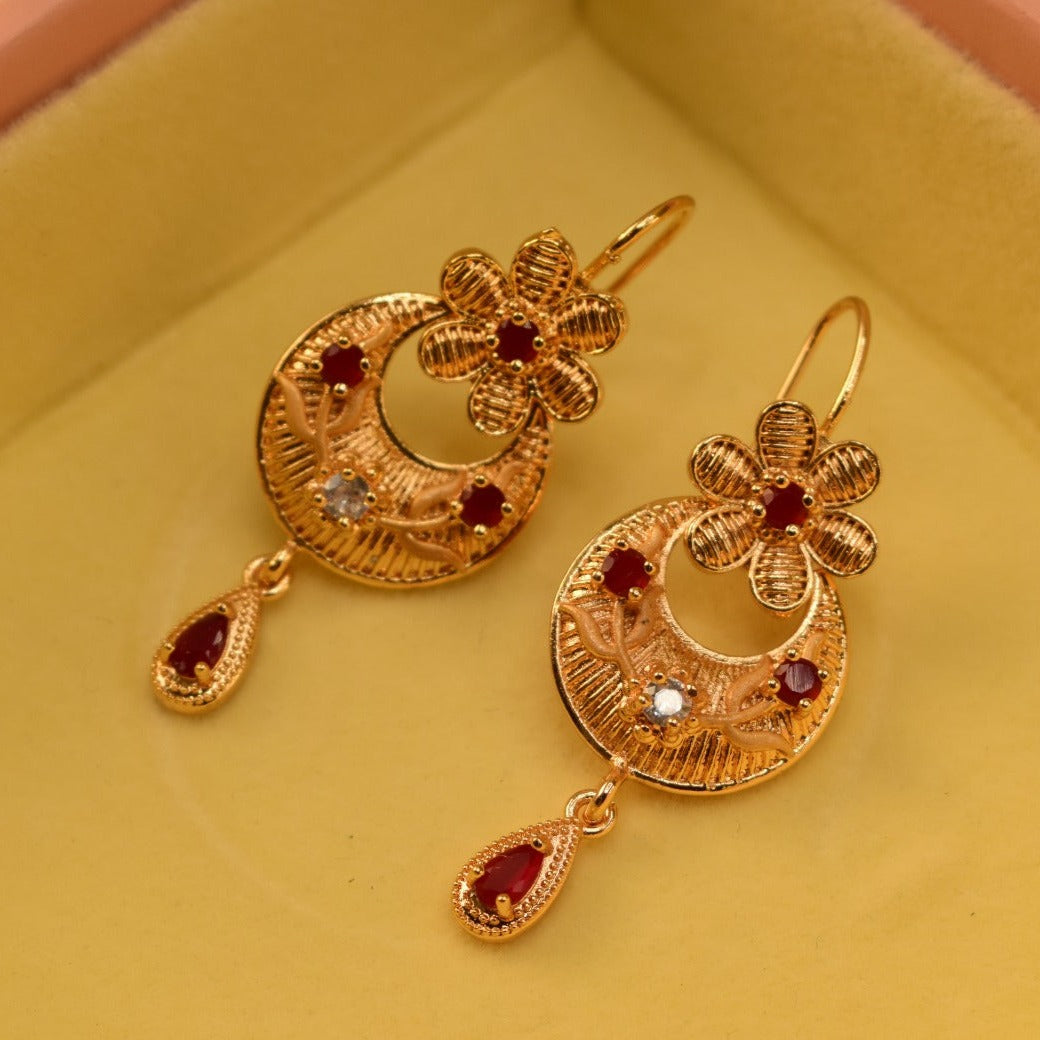 Elegant Design Real Stone Earrings For Girls/women.