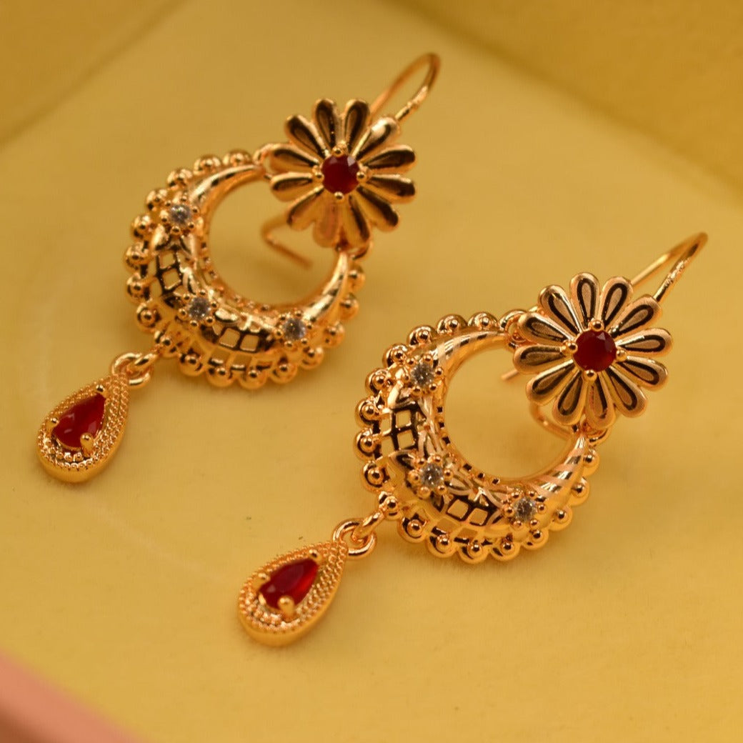 Elegant Design Real Stone Earrings For Girls/women.