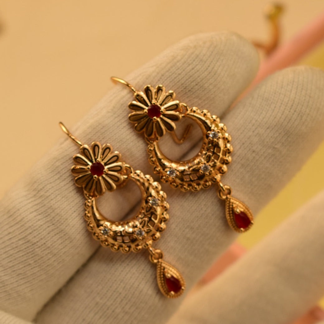 Elegant Design Real Stone Earrings For Girls/women.