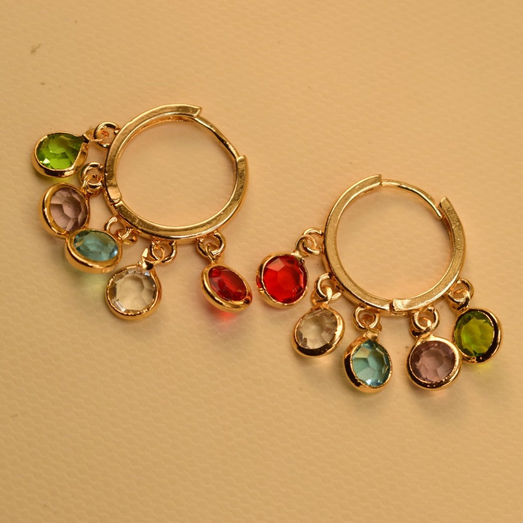 Elegant Design Real Stone Earrings For Girls/women.