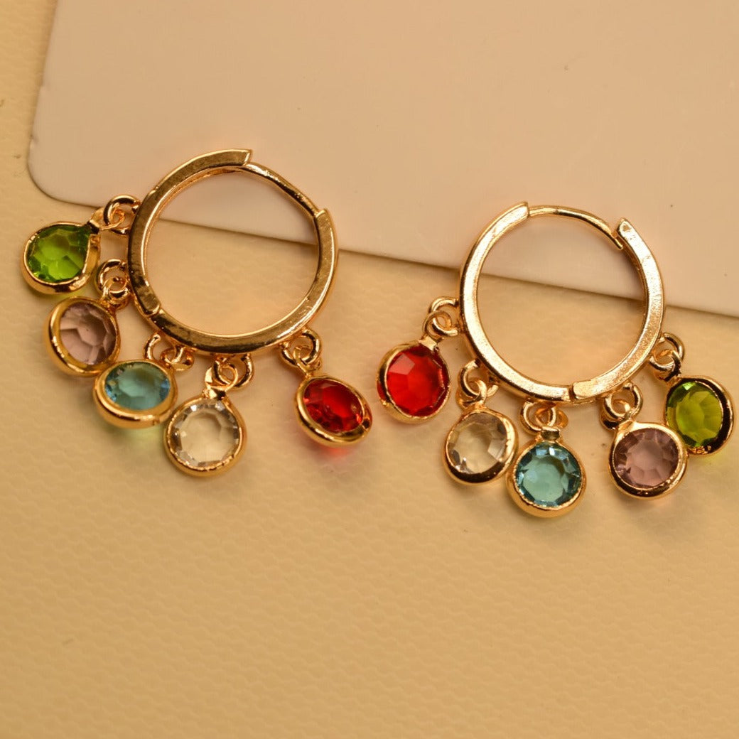 Elegant Design Real Stone Earrings For Girls/women.