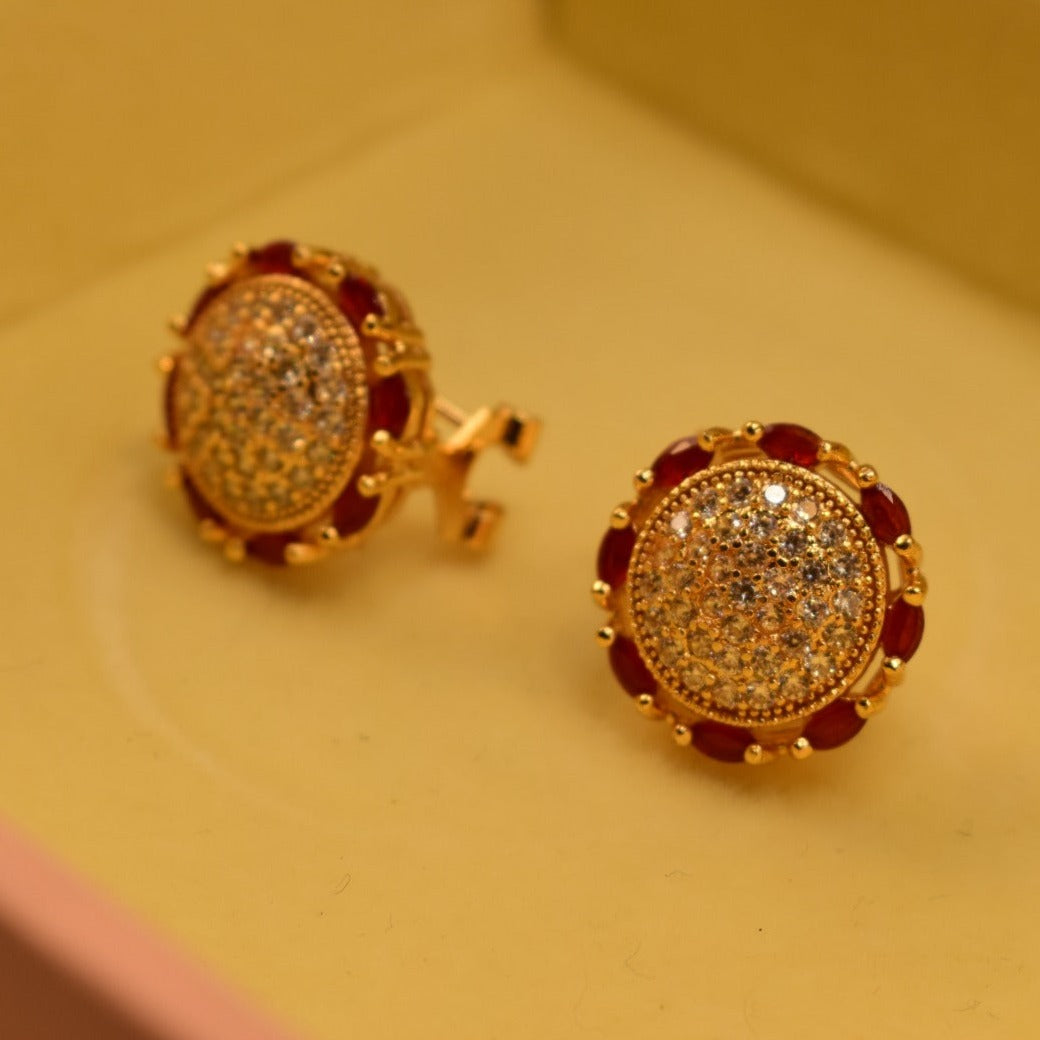 Elegant Design Gold Plated Earrings For Girls/women.