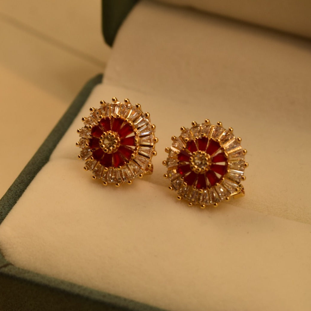 Elegant Design Gold Plated Earrings For Girls/women.