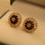 Elegant Design Gold Plated Earrings For Girls/women.