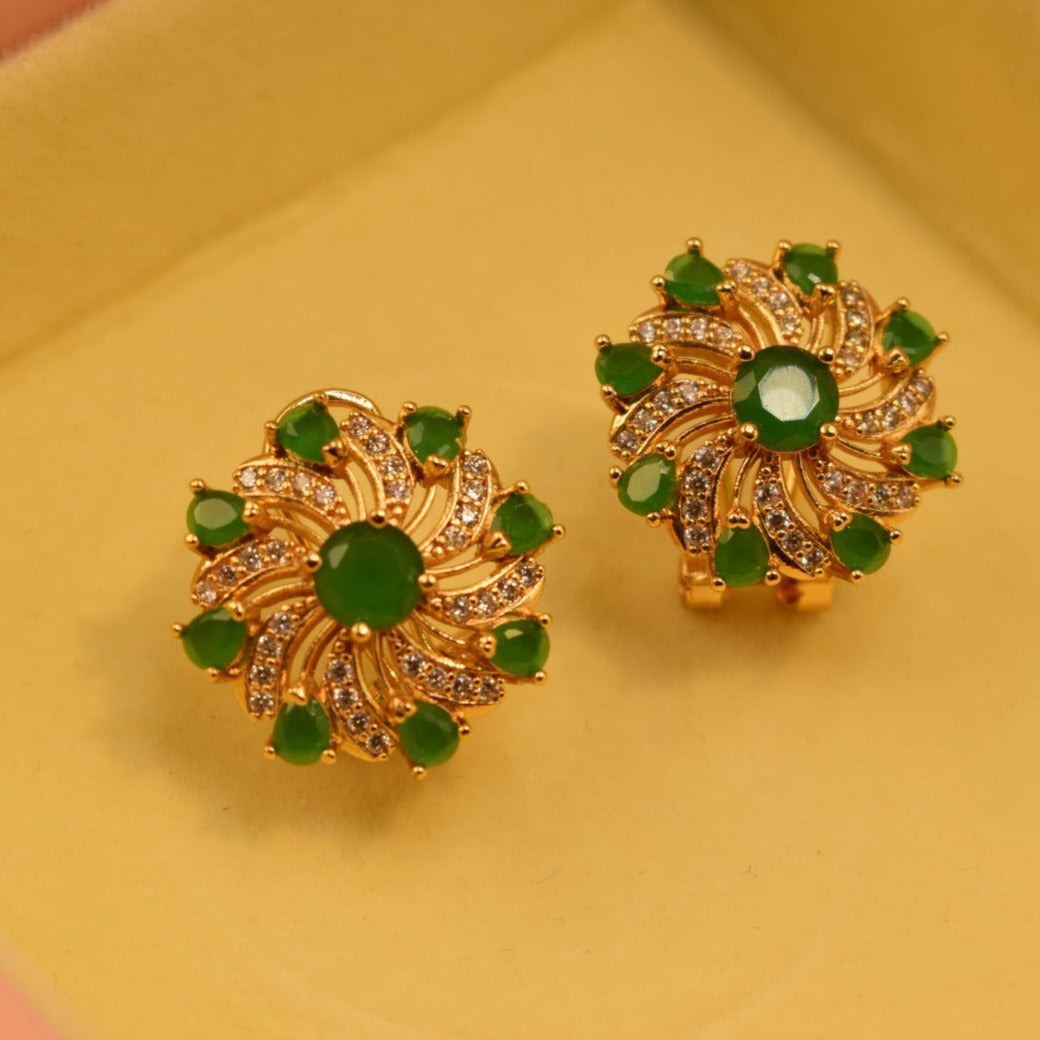 Elegant Design Gold Plated Earrings For Girls/women.