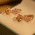 Elegant Design Gold Plated Earrings For Girls/women