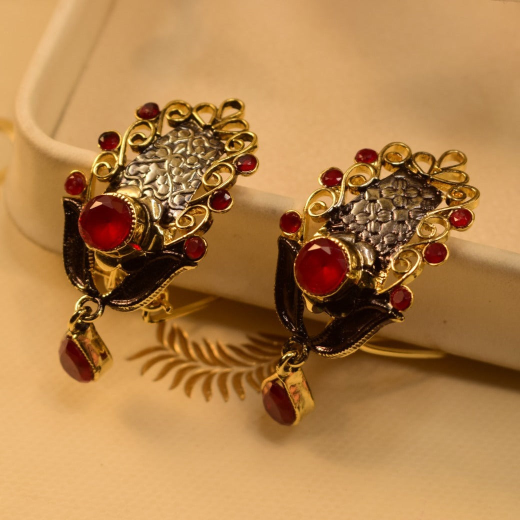 Elegant Design Gold Plated Earrings For Girls/women