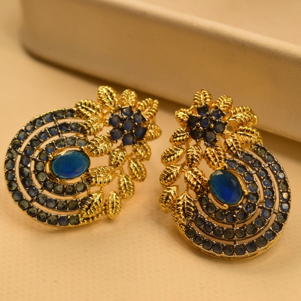 Elegant Design Gold Plated Earrings For Girls/women