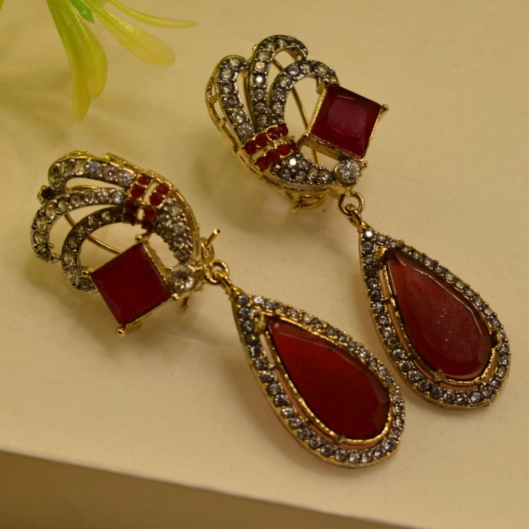 Elegant Design Real Stone Earrings For Girls/women.