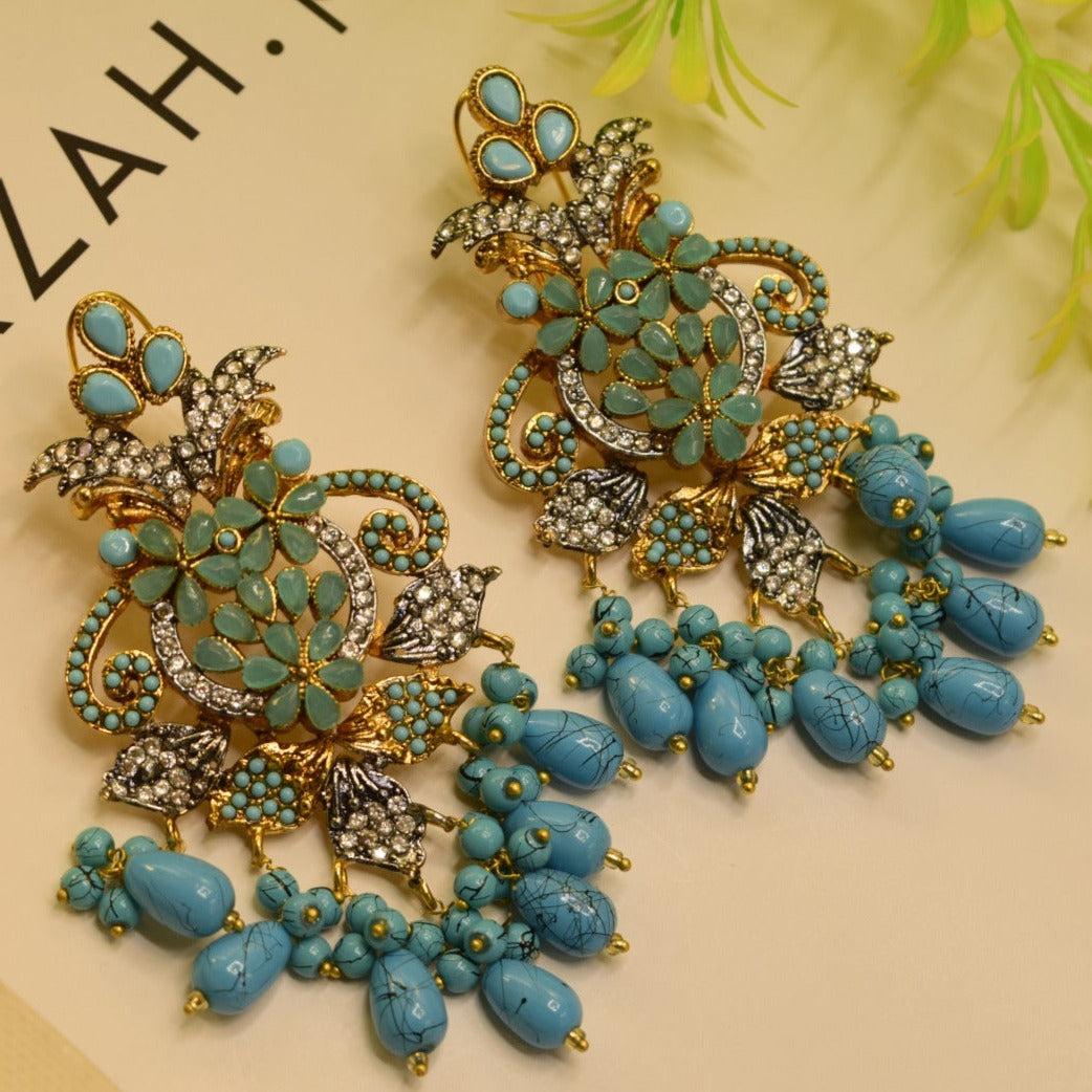 Elegant Design Real Stone Earrings For Girls/women.