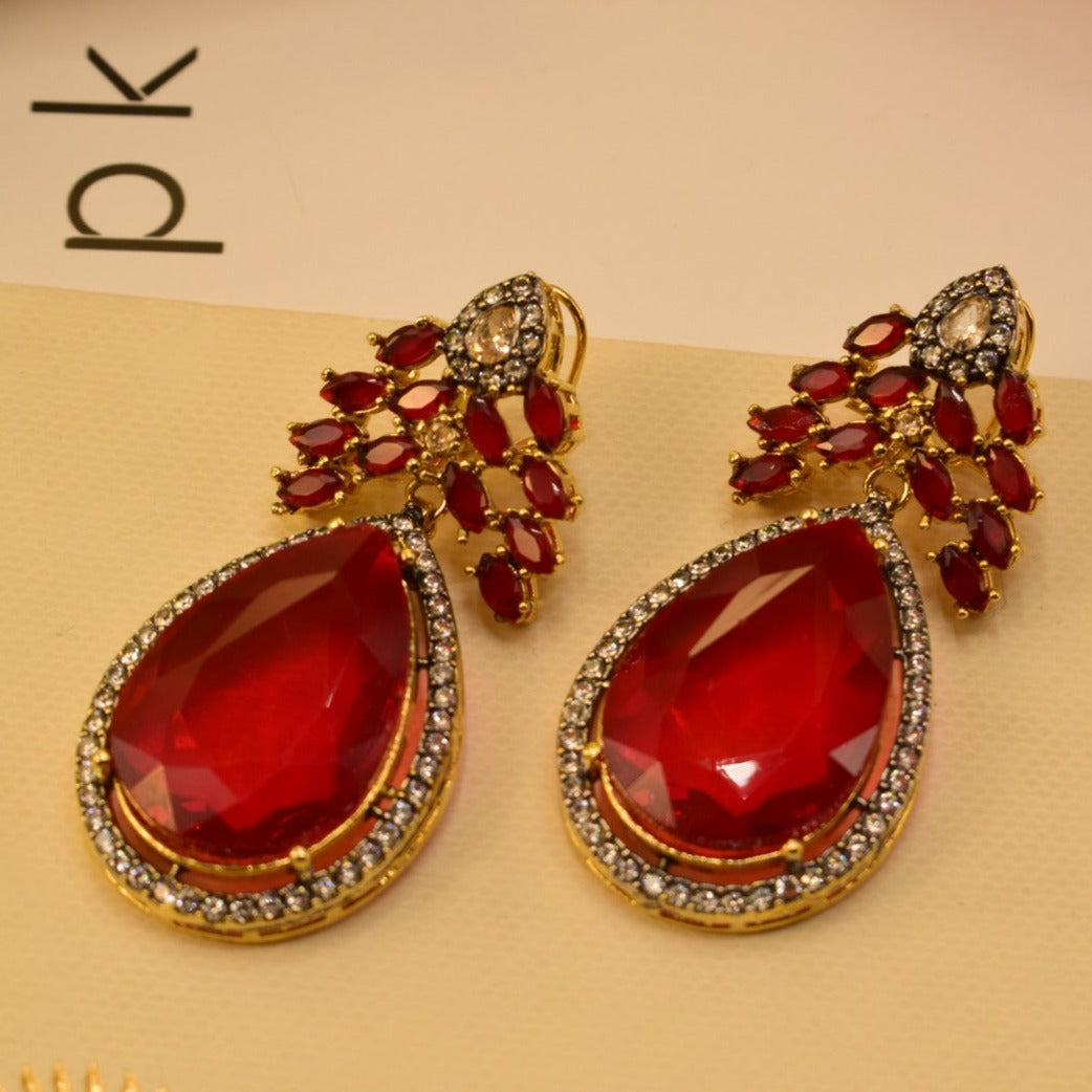 Elegant Design Real Stone Earrings For Girls/women