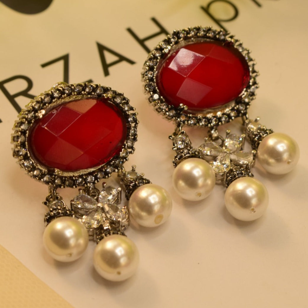 Elegant Design Real Stone Earrings For Girls/women.