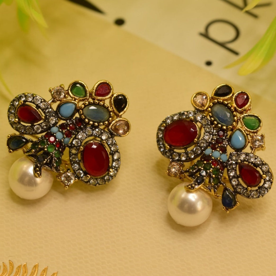 Elegant Design Real Stone Earrings For Girls/women.