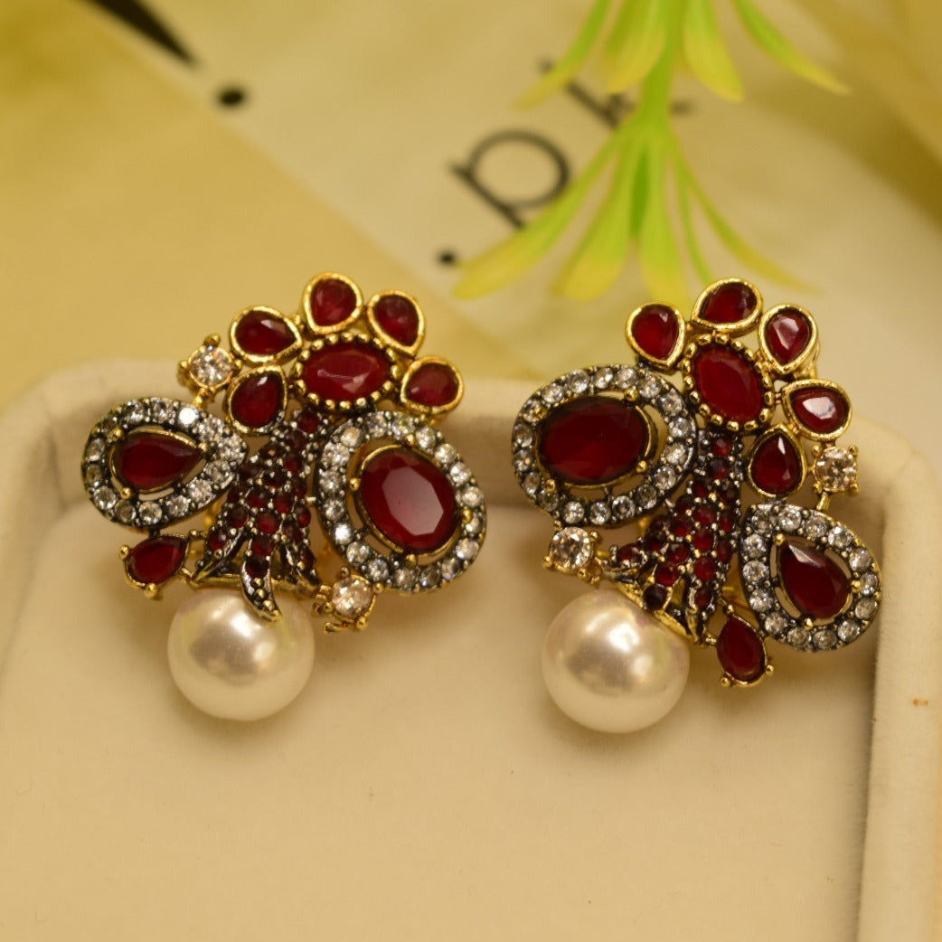 Elegant Design Real Stone Earrings For Girls/women.