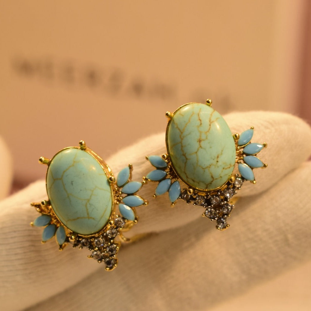 Elegant Design Real Stone Earrings For Girls/women.