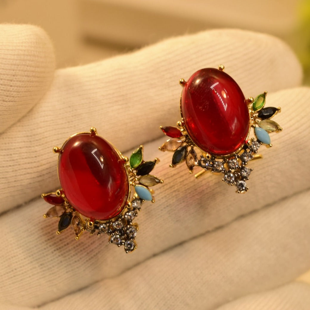 Elegant Design Real Stone Earrings For Girls/women.