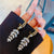 Zircon Wheat Tassel Golden Earrings For Girls/Women