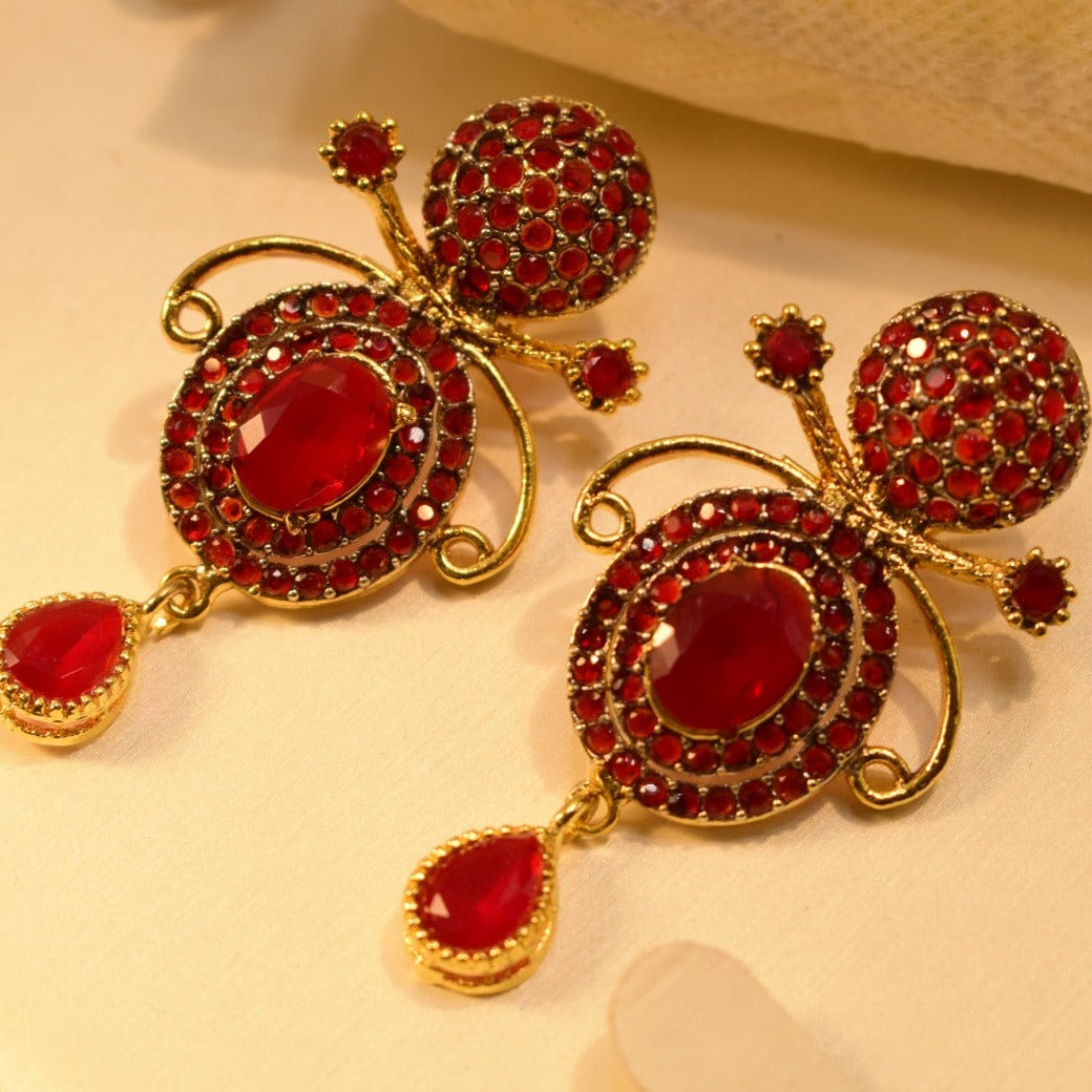 Elegant Design Real Stone Earrings For Girls/women.