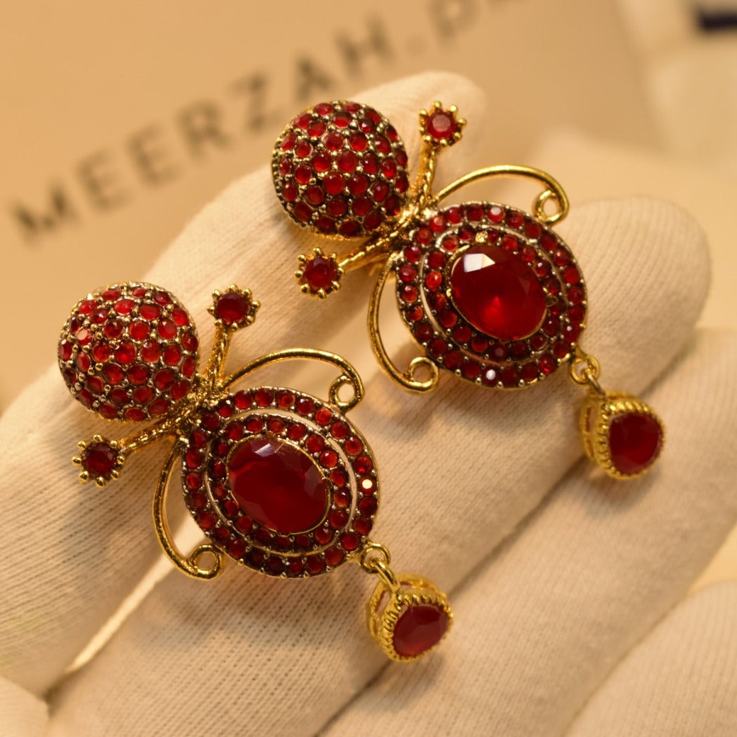 Elegant Design Real Stone Earrings For Girls/women.