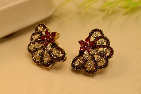 Unique Design Golden Earrings For Girls/women