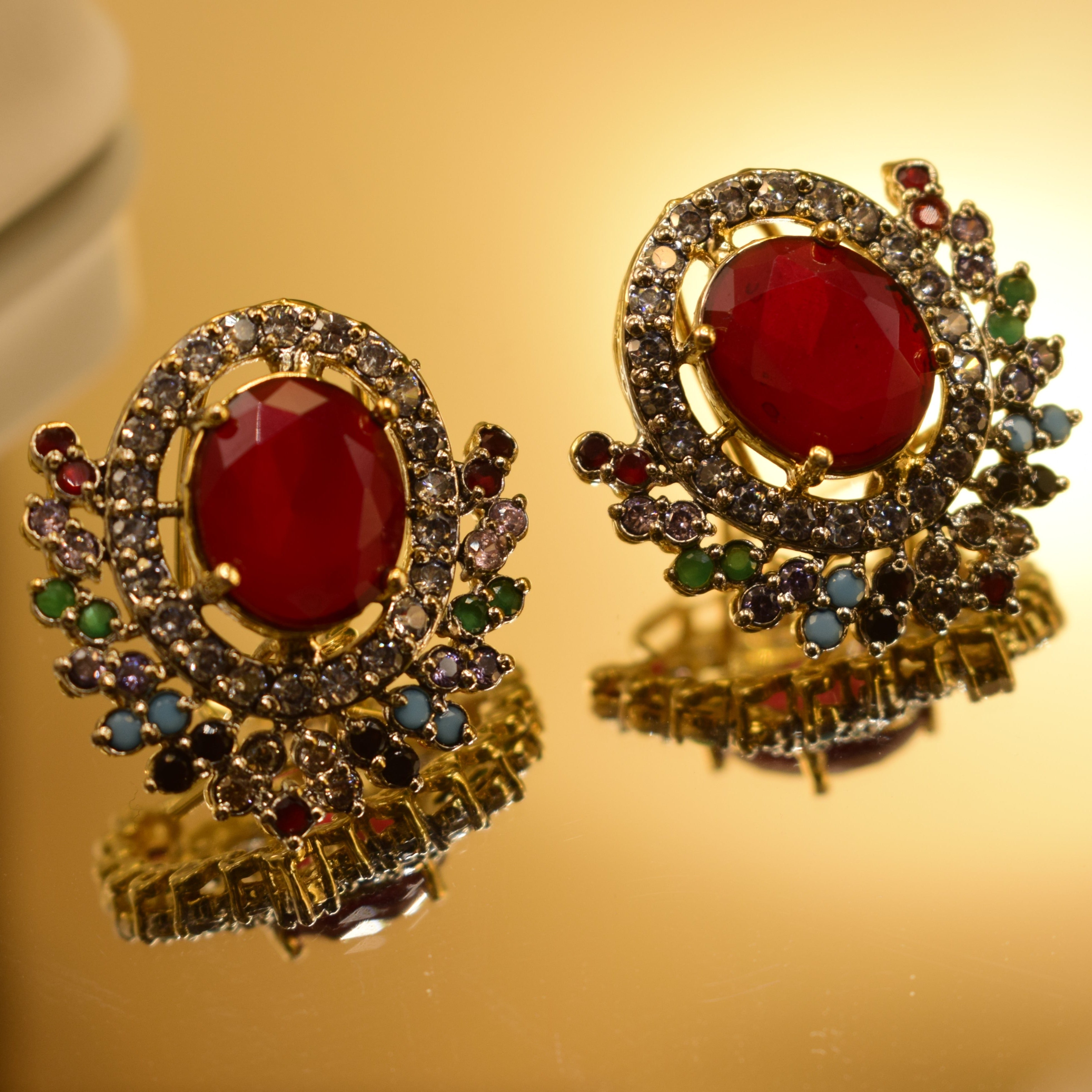 Elegant Real Stones Earrings For Girls/women