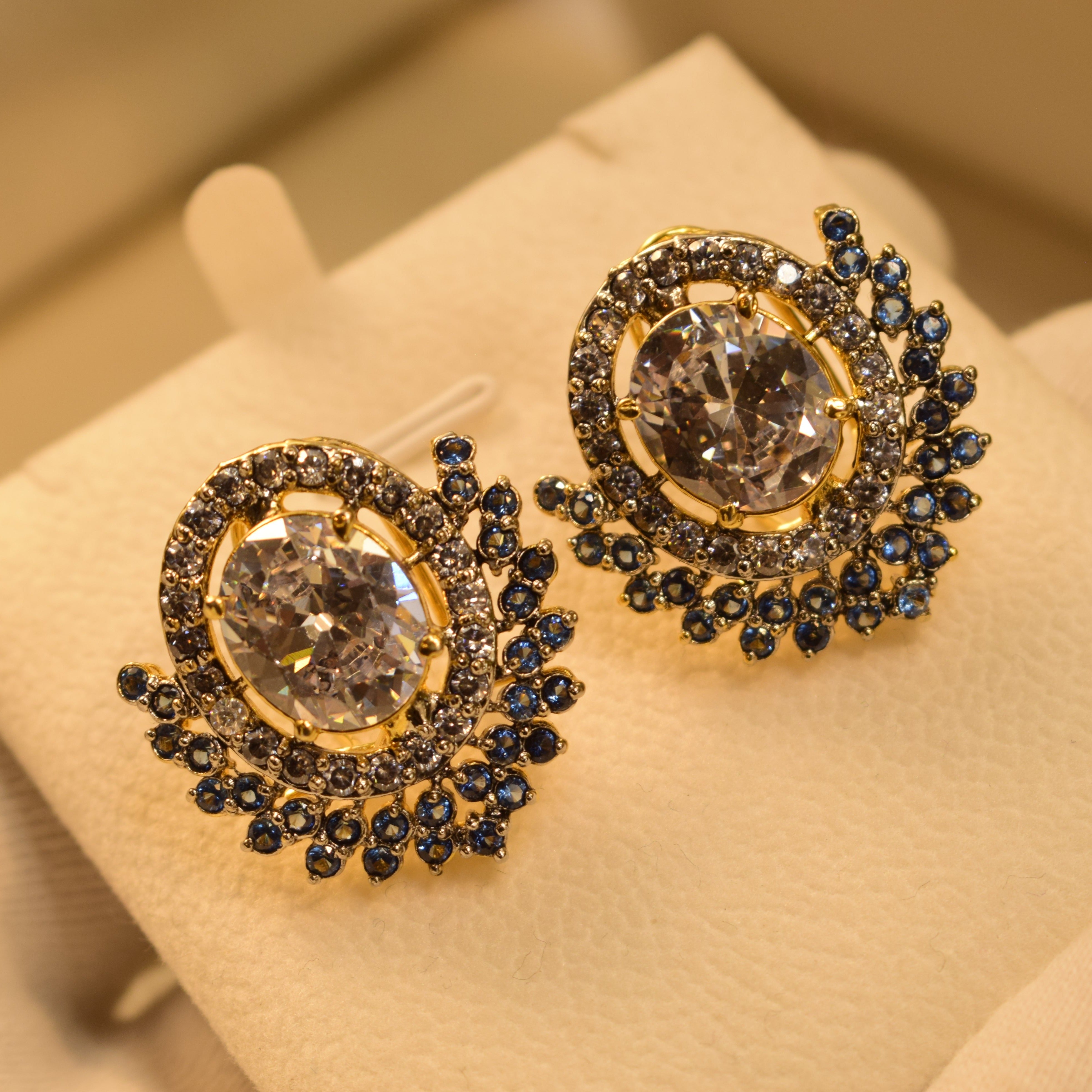 Elegant Real Stones Earrings For Girls/women