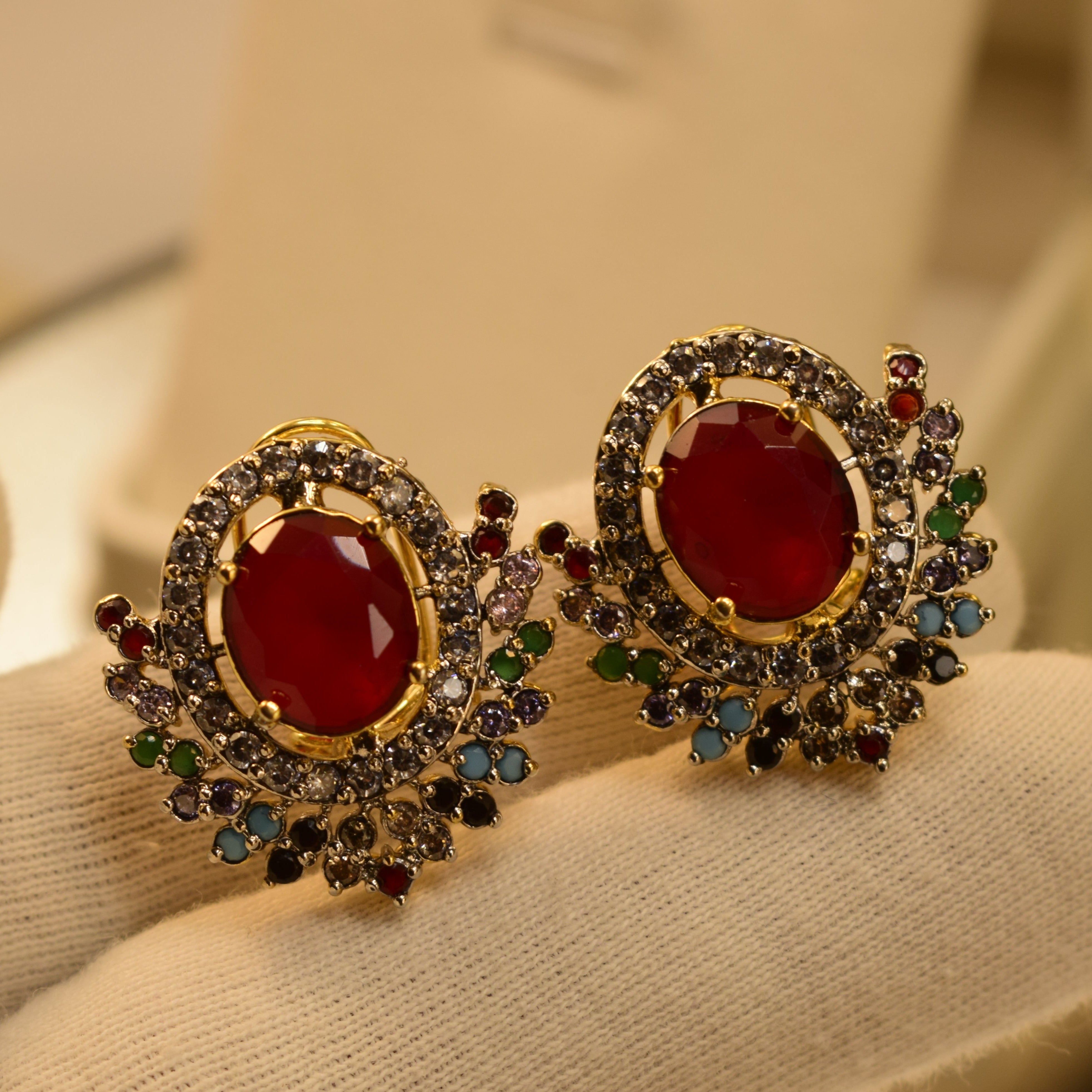 Elegant Real Stones Earrings For Girls/women