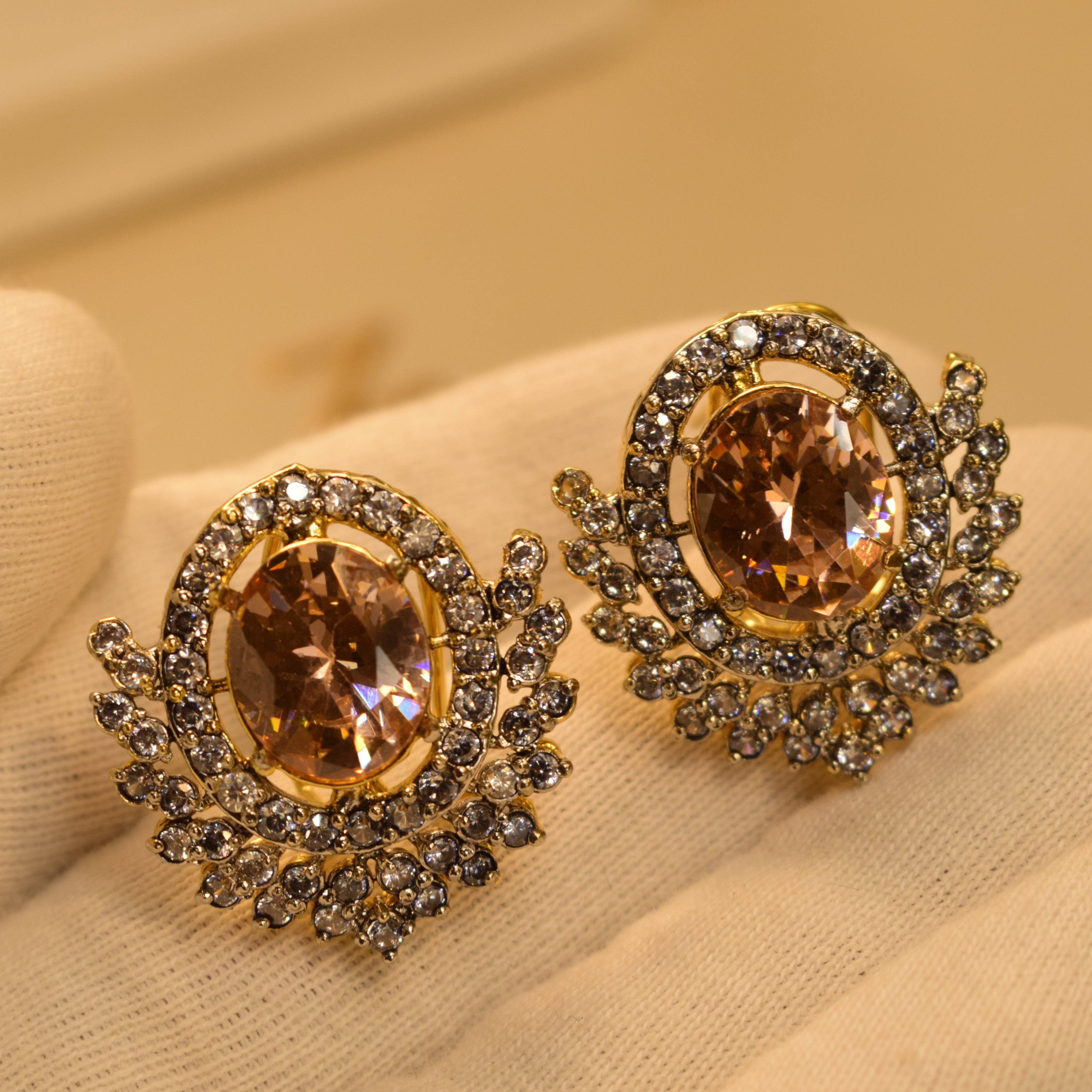 Elegant Real Stones Earrings For Girls/women