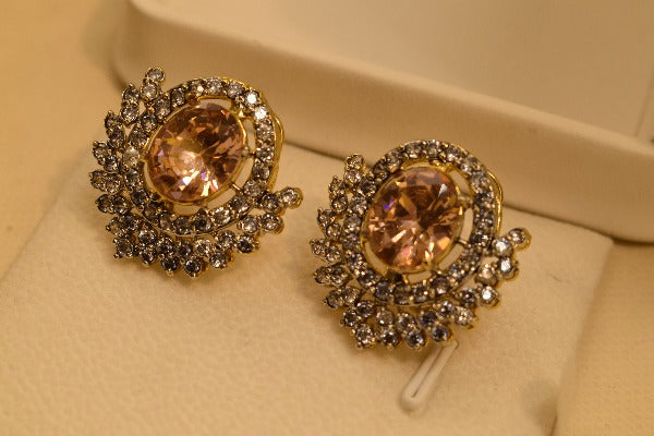 Elegant Real Stones Earrings For Girls/women