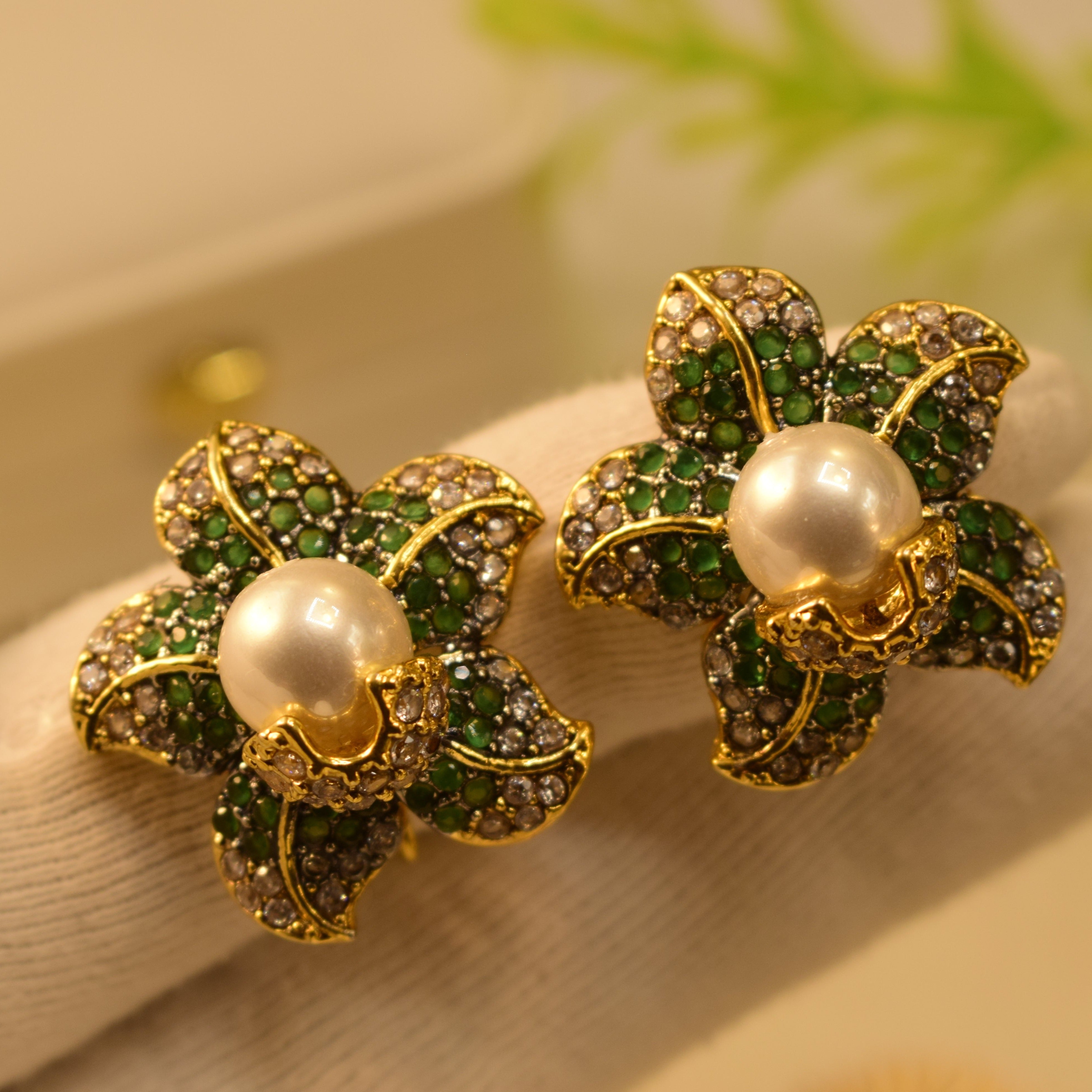 Stylish Gold Plated Earrings For Girls/women