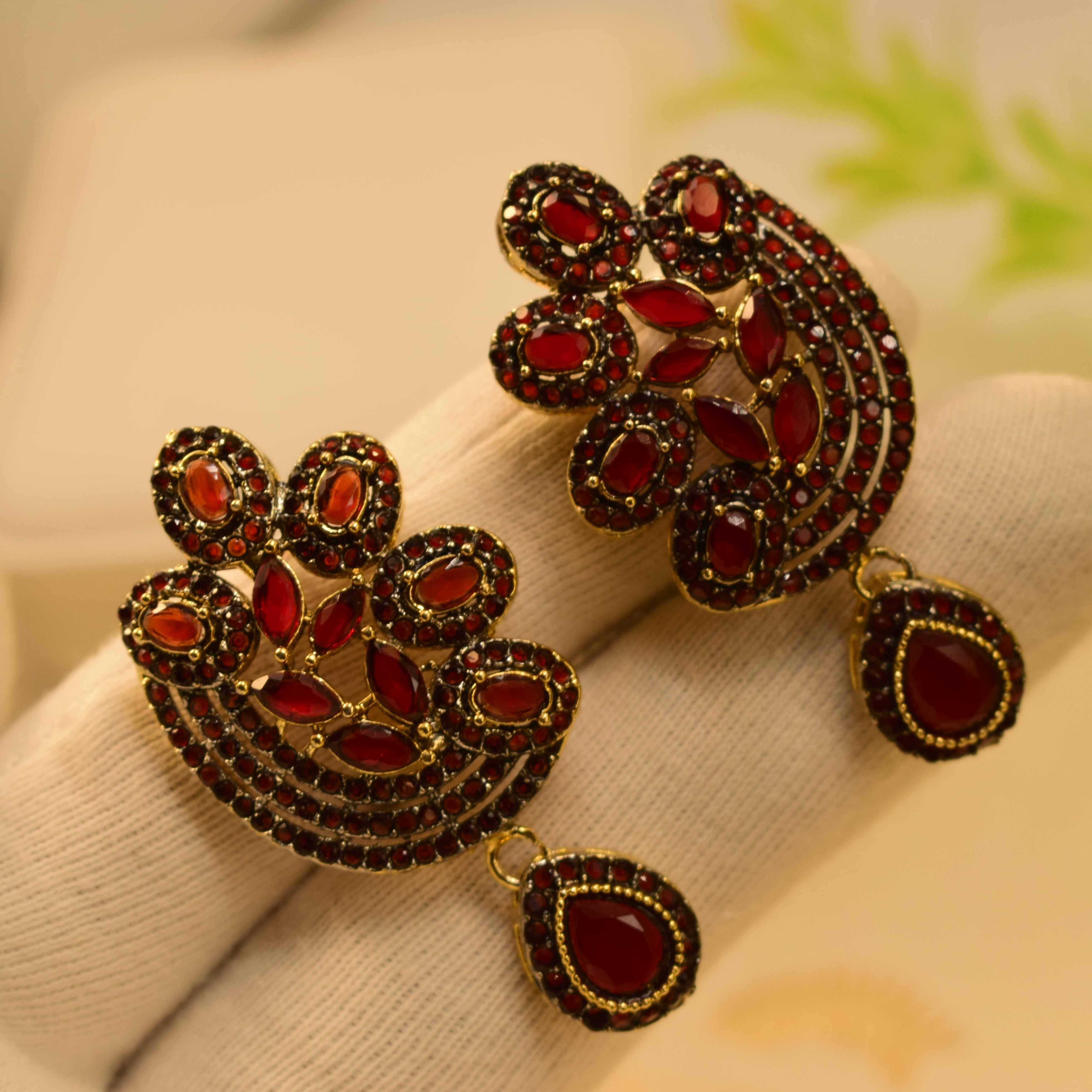 Elegant Real Stones Earrings For Girls/women