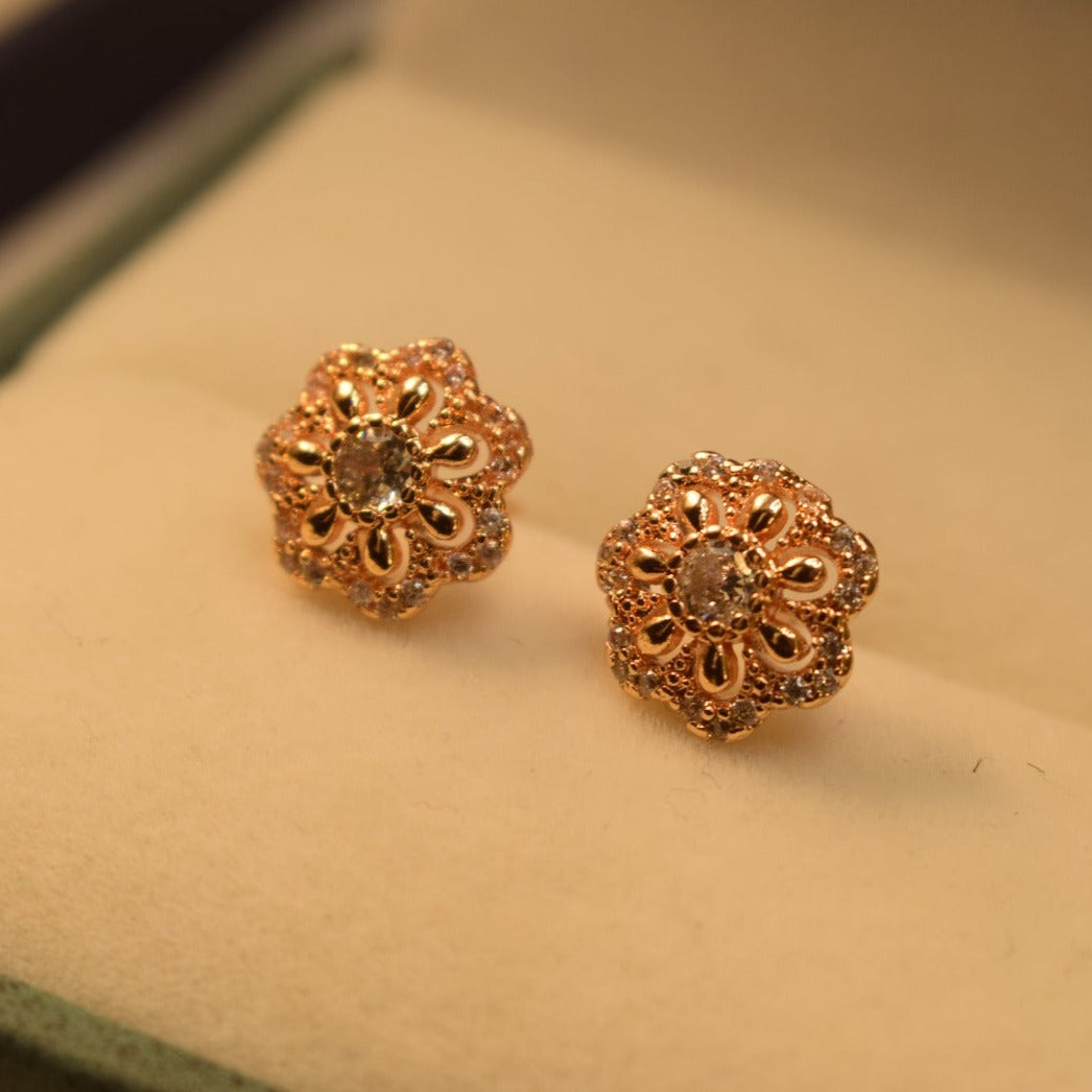 Stylish Flower Design Earrings For Girls/women