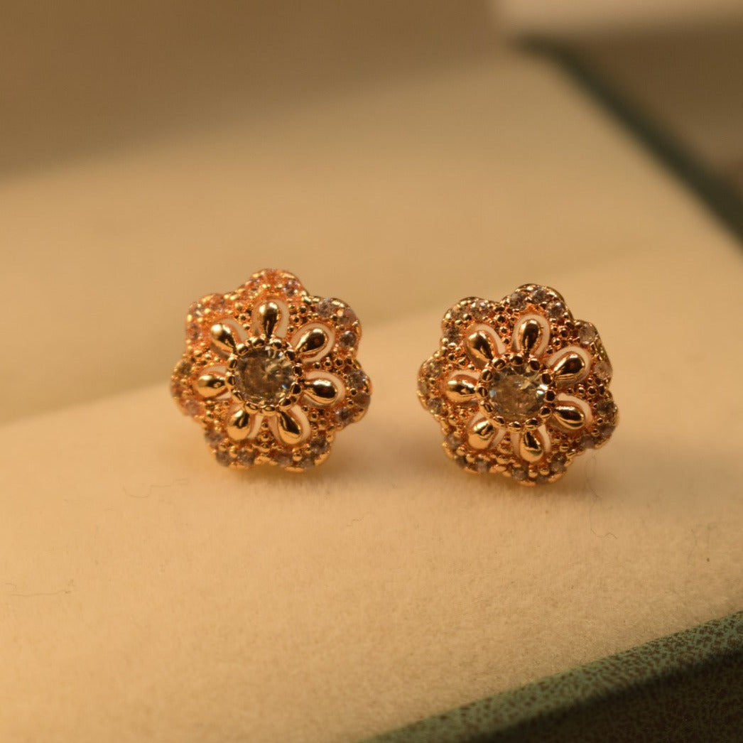 Stylish Flower Design Earrings For Girls/women