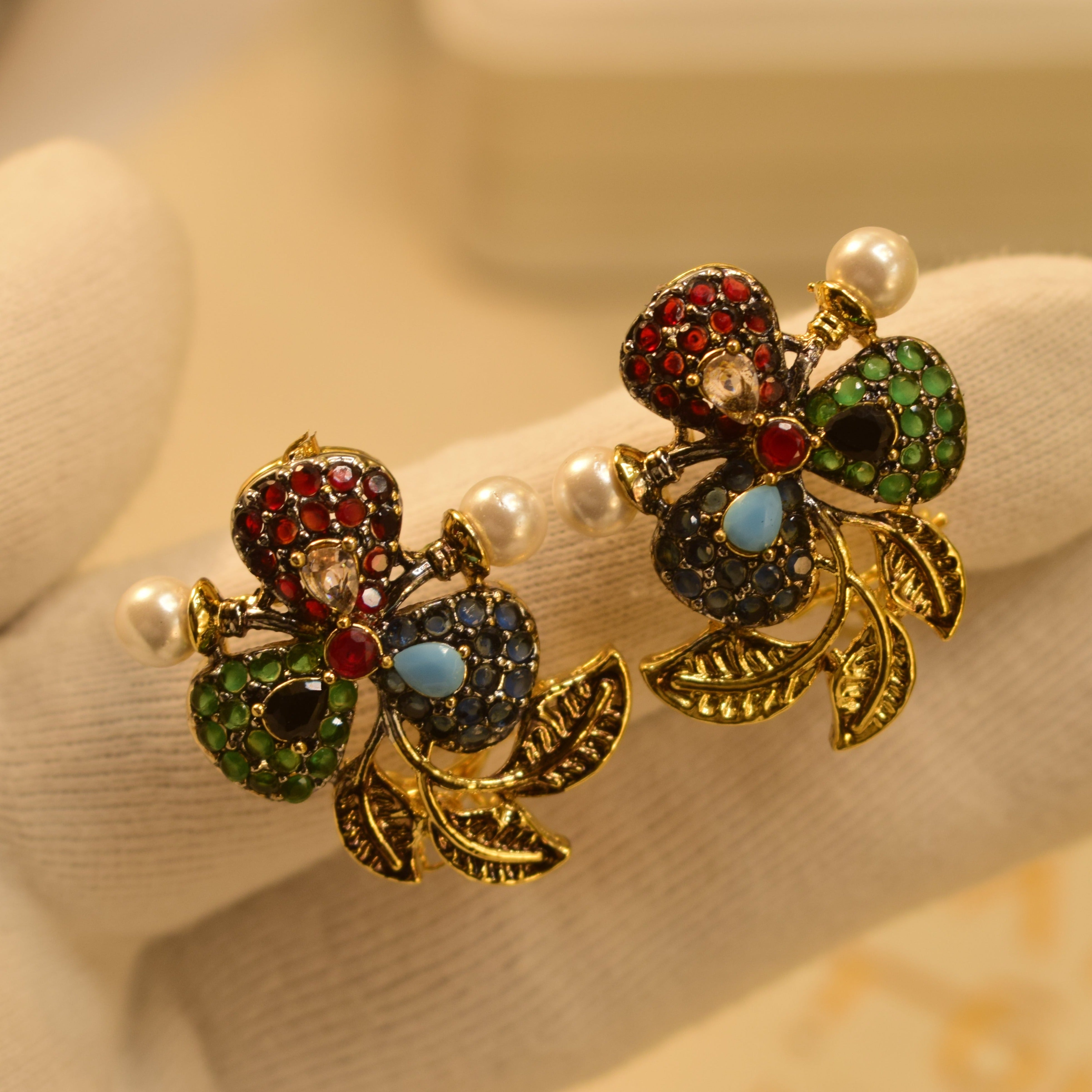 Elegant Design Real Stone Earrings For Girls/women