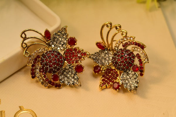 Elegant Real Stones Design Earrings For Girls/women