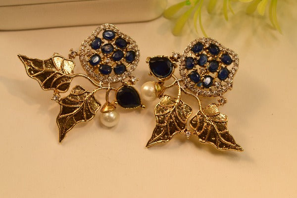 Beautiful Design Gold Plated Earrings For Girls/women