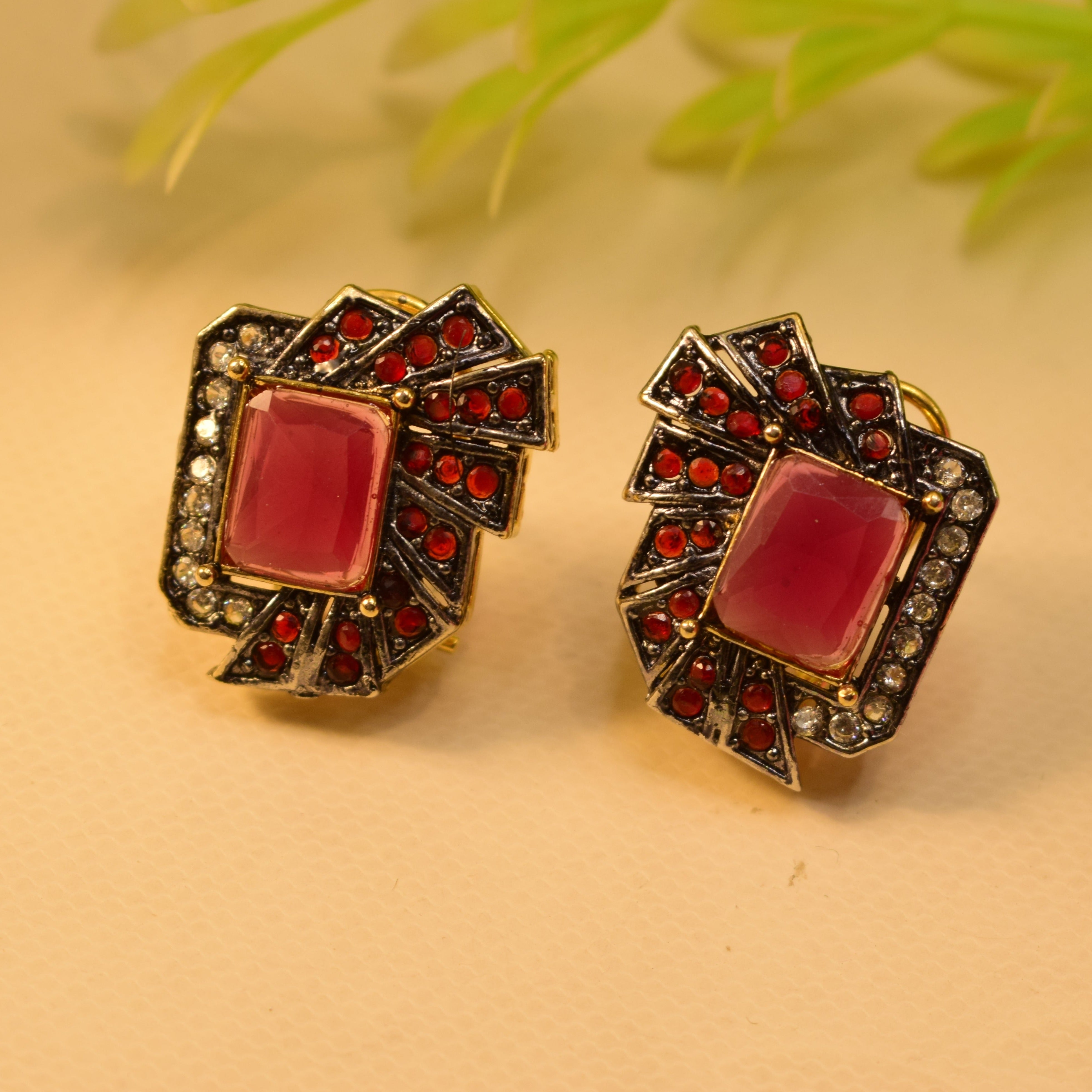 Beautiful Design Real Stone Earrings For Girls/women