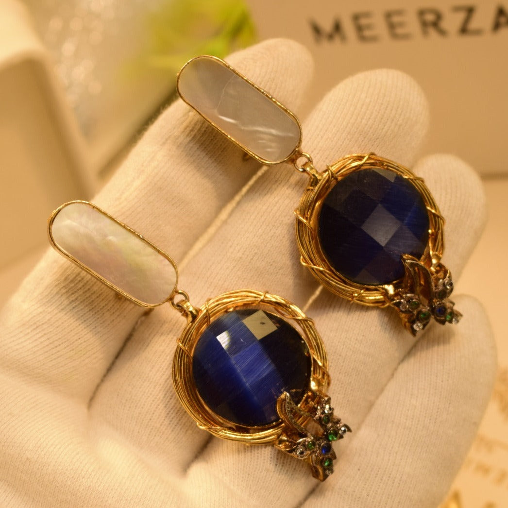 Elegant Design Real Stone Earrings For Girls/women