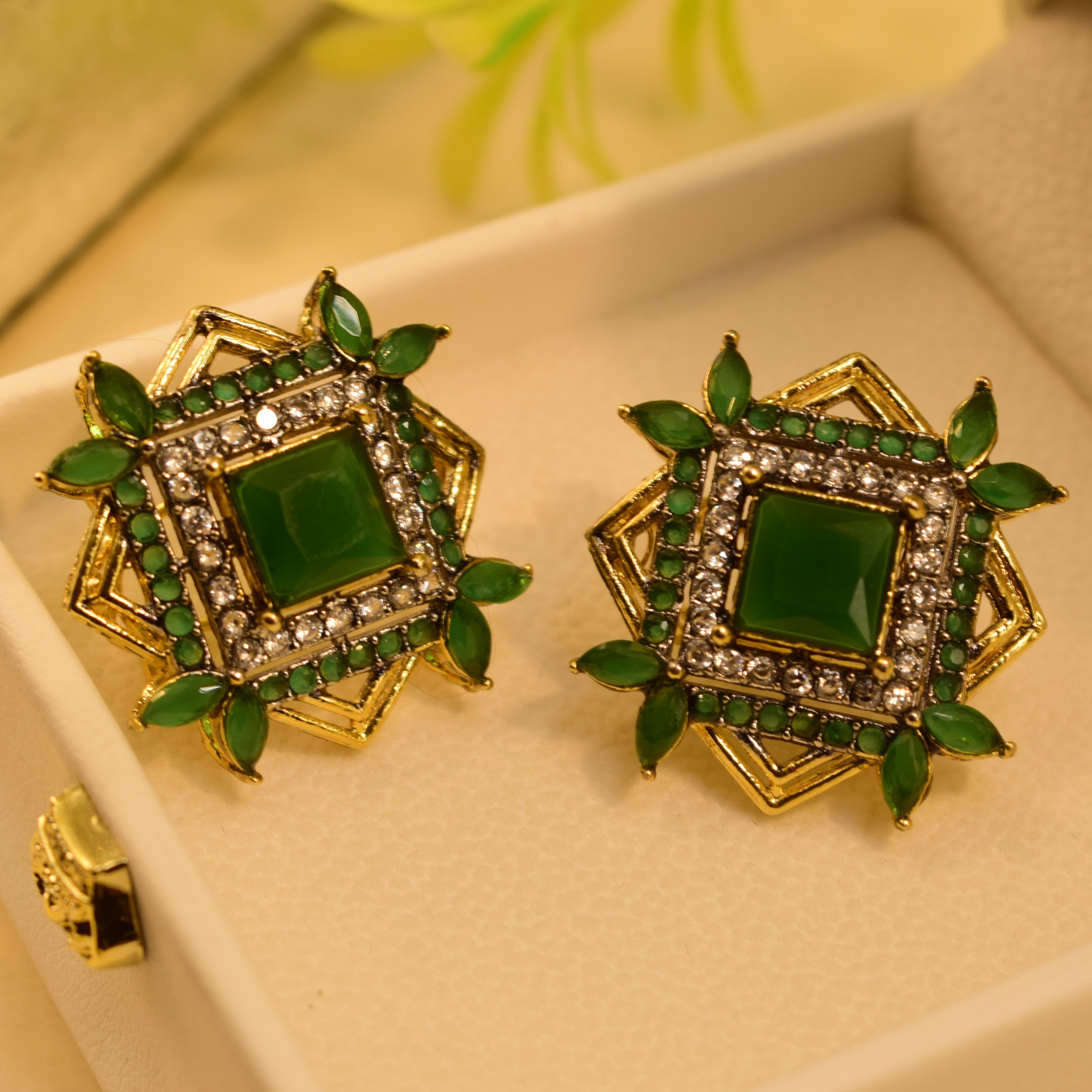 Elegant Gold Plated Earrings For Girls/women