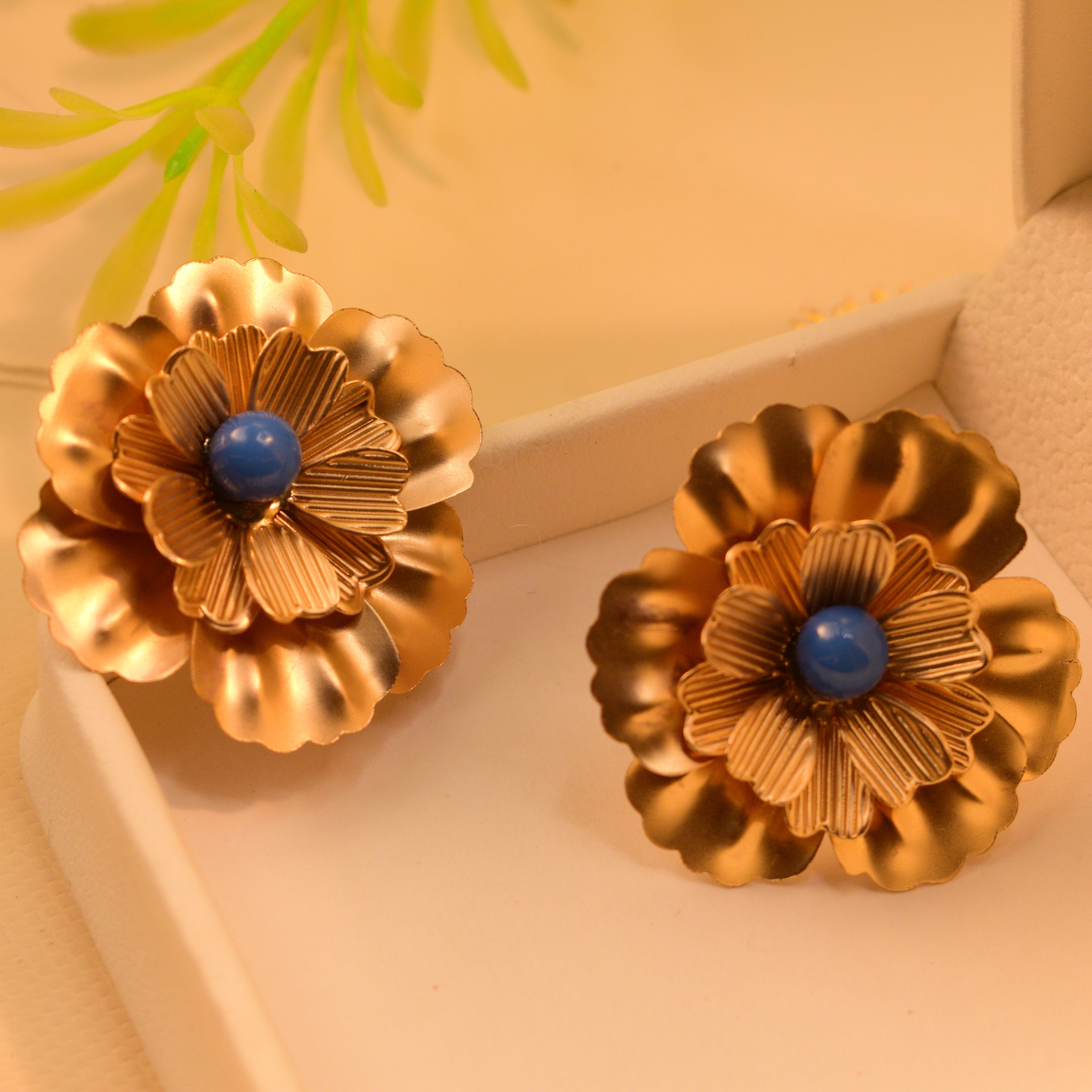 Beautiful Gold Plated Earrings For Girls/Women