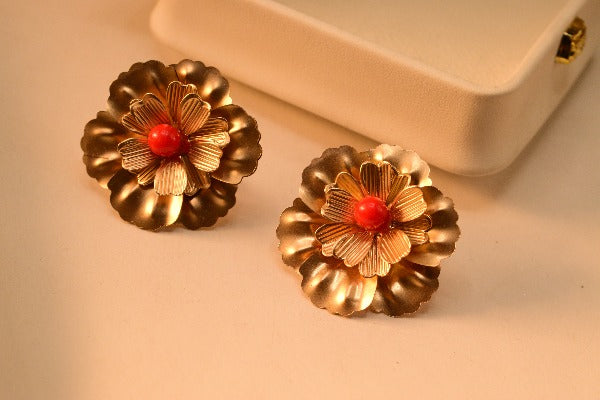 Beautiful Gold Plated Earrings For Girls/Women