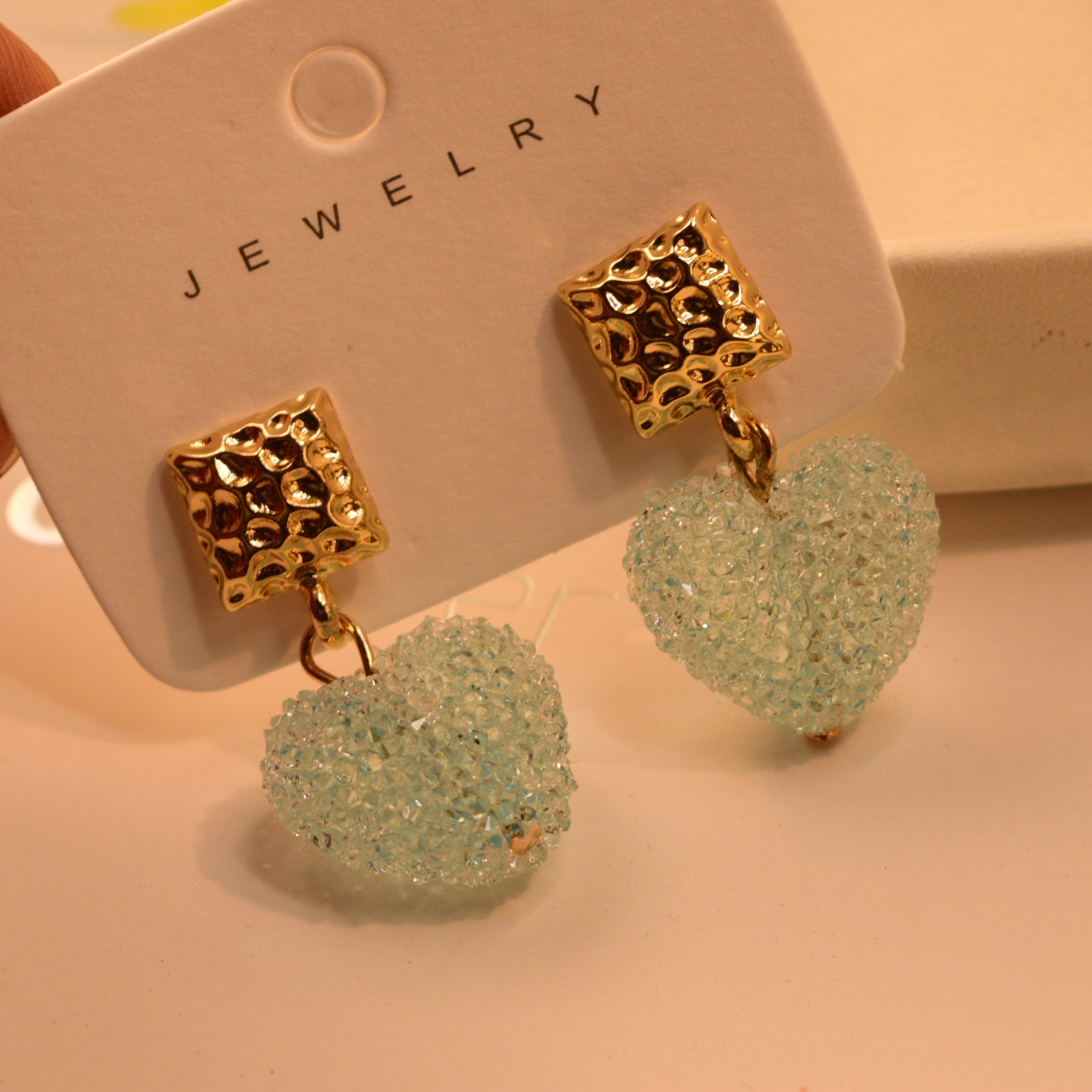 Stylish Heart Design Gold Plated Earrings For Girls/Women