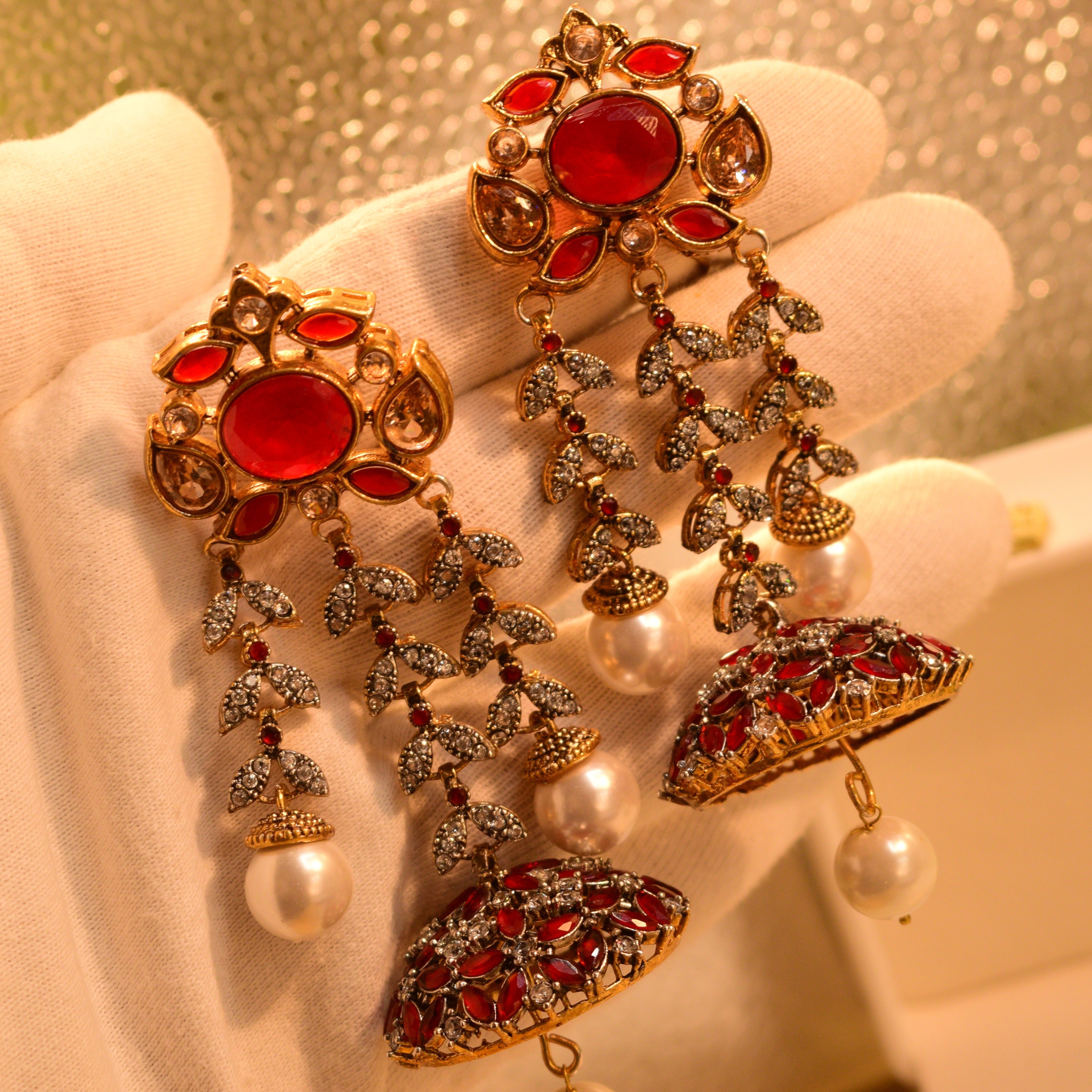 Beautiful Real Stones Earrings For Girls/Women