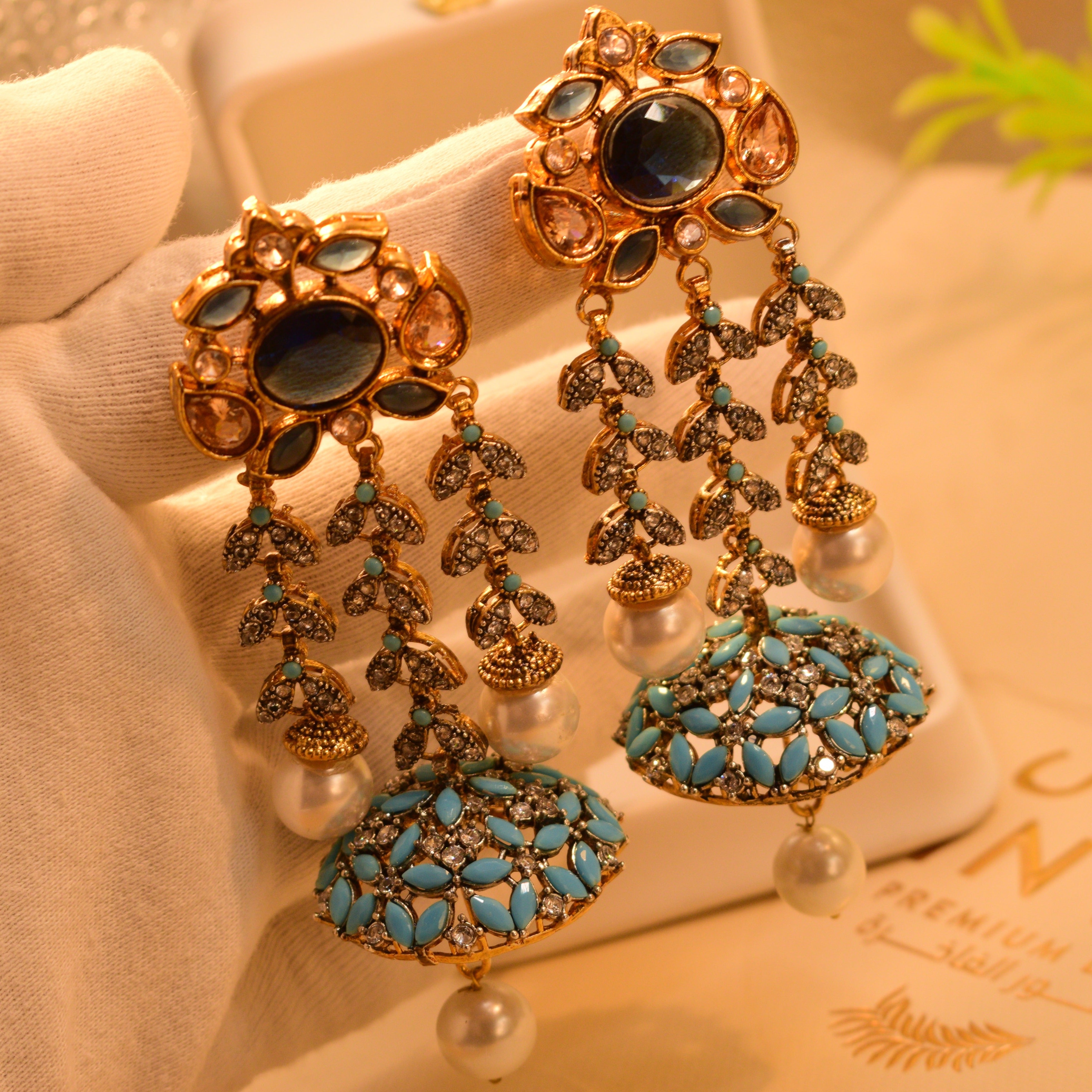 Beautiful Real Stones Earrings For Girls/Women