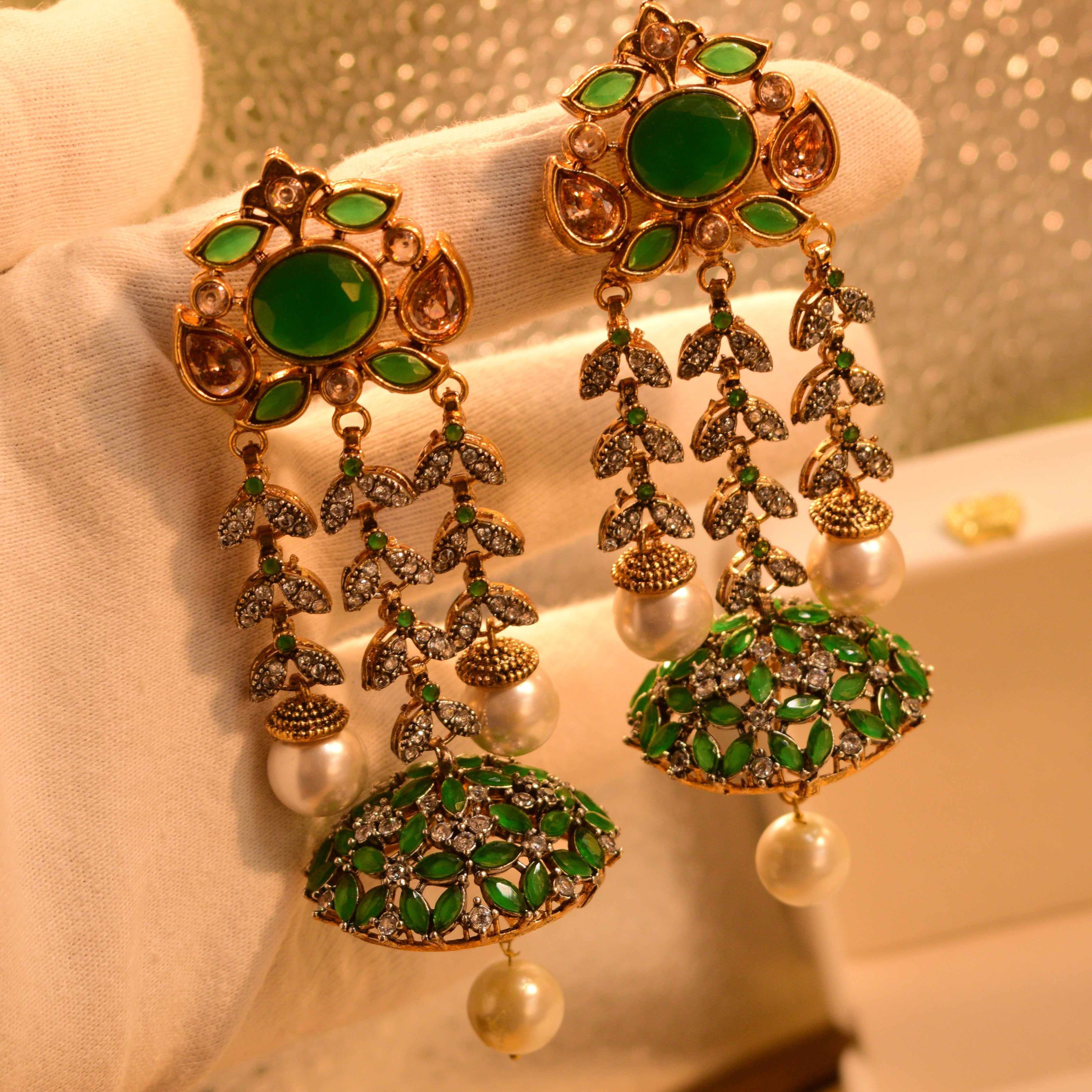 Beautiful Real Stones Earrings For Girls/Women